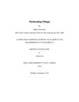 Performing things