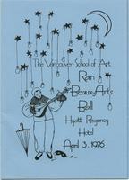Rain Beaux Arts Ball, April 2 1976, programme