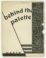 Behind the palette 1935 March