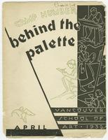 Behind the palette 1935 April