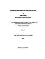 Noise Music, Environment and Peripheral Patterns
