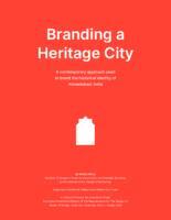 Branding a Heritage City: A Contemporary Approach Used to Brand the Historical Identity of Ahmedabad, India