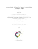 Revolutionary Foundations in Cultural Production and Nonabyssal Praxis