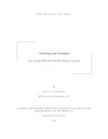 Noticing and Notation (on being affected and deciding to paint)