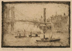 "No. 336 New York [Brücke u. Schornstein]" - 'No. 336 New York [Bridge and Chimney]': 