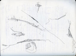 Scan of sketchbook doodles