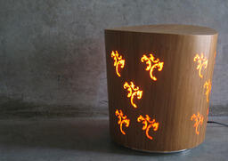 “Ornament, Show thyself!” | Projected Light Stool