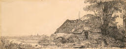 Landscape with cottage, tree