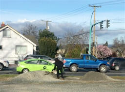 Shovelling Piles: Vacant Lot: Video still a.