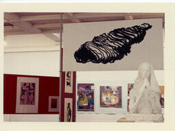 Student sculpture and artwork, VSA Biennial Exhibition 1960.