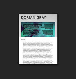 Dorian Gray v2: landing screen, 2014