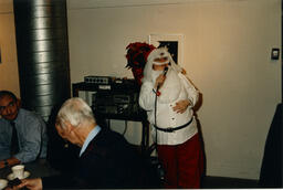 Staff Christmas event, circa 1990s.