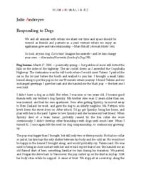 Responding to Dogs
