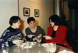 Staff Christmas event, circa 1990s.