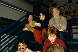 Staff Christmas event, circa 1990s.