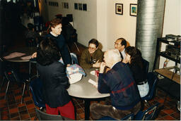 Staff Christmas event, circa 1990s.