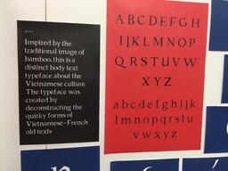 Typographic poster. An introduction to Tre Việt in Vietnamese