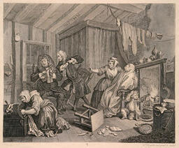 From the series A Harlot's Progress, Plate 5: 