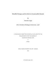 Mindful Design and Its Role In Sustainable Rituals
