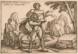 Hercules and Antaeus: 