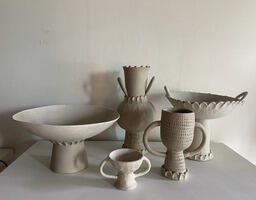 First gas kiln family greenware