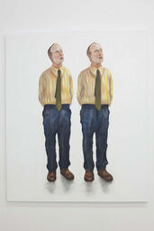 Two Men in Striped Shirts