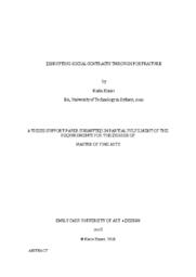 Disrupting Social Contracts Through Portraiture