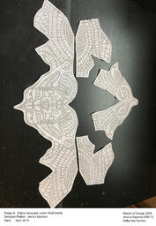 Digital Jacquard Loom: Final textile cut
