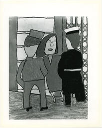 "Joan, Bob & Billy" by Linda Sham, BCYA exhibition, 1983.