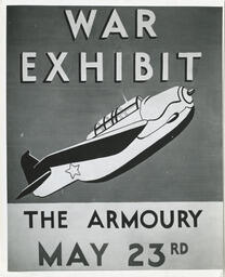 War exhibit poster, VSB design, 1947.