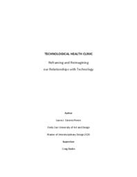 Technological Health Clinic: Reframing and Reimagining our Relationships with Technology