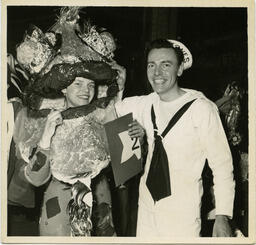 Beaux Arts Ball, under the sea, circa 1958.