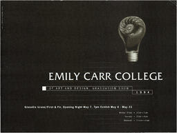 Emily Carr College of Art and Design, graduation show 1994