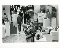 Student art sale, circa 1990s.