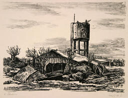 Guards at the old water tower: 