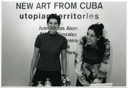 Two women laughing, circa 1990s.