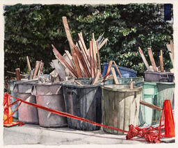 Pails and Scrap Wood