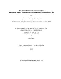 The Transmutation of Visceral Desecration: Marginalizing Women, Murder and the Urban Environment Contextualized in Film