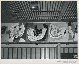 Mural by Jack Shadbolt, VSB design K series, 1961.