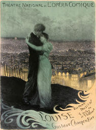 Louise de Gustave Charpentier [Poster for Théatre National de l'Opéra]: 
