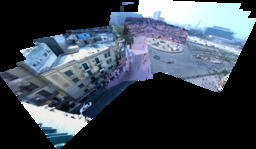 Two eye-witnesses: Video panorama
