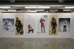 Sheena [left] ; Mike [right] ; Painting Photography Series