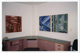 Grad show, work by Leah Gantzer, 1997.