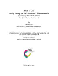Rituals of Loss: Finding Kinship with the Land and the Other Than Human