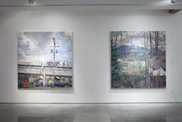 left: Outside the studio, April 18th to April 27th ; right: Outside the home, March 16th to April 6th
