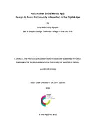 Not Another Social Media App: Design to Assist Community Interaction in the Digital Age