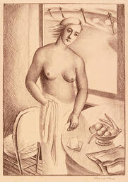 The Letter; Brown plate: 