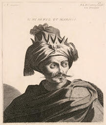 Character heads - "Il Re Di Fez et Marocco"