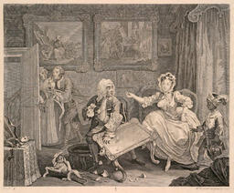 From the series A Harlot's Progress, Plate 2: 