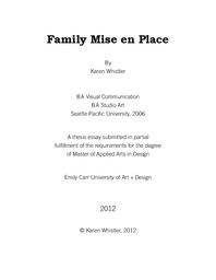 Family Mise en Place